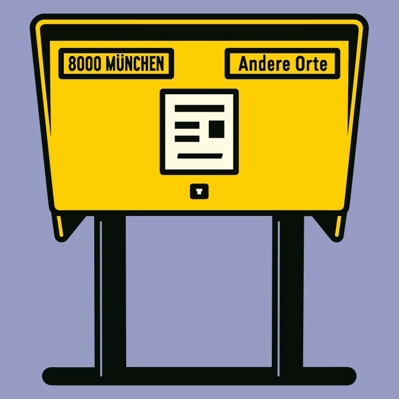 Munich Yellow Mailbox