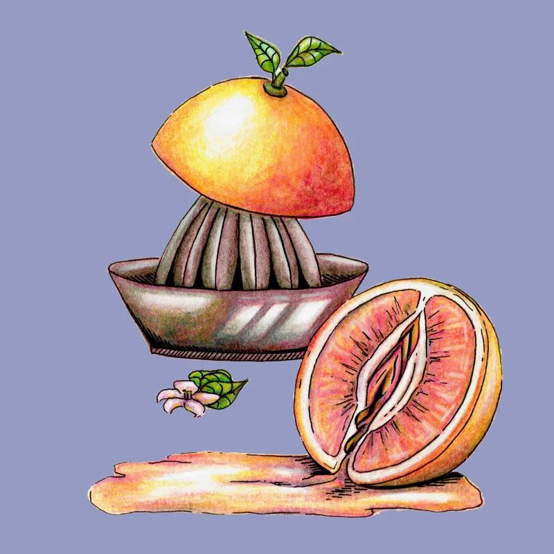 Vulva grapefruit