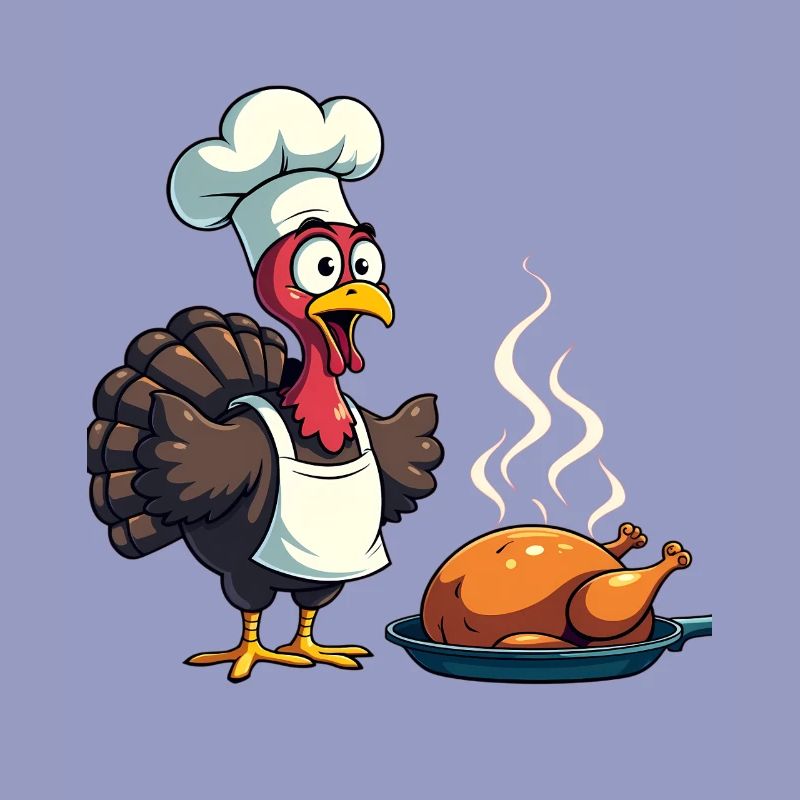 Cuisinier de dinde de Thanksgiving