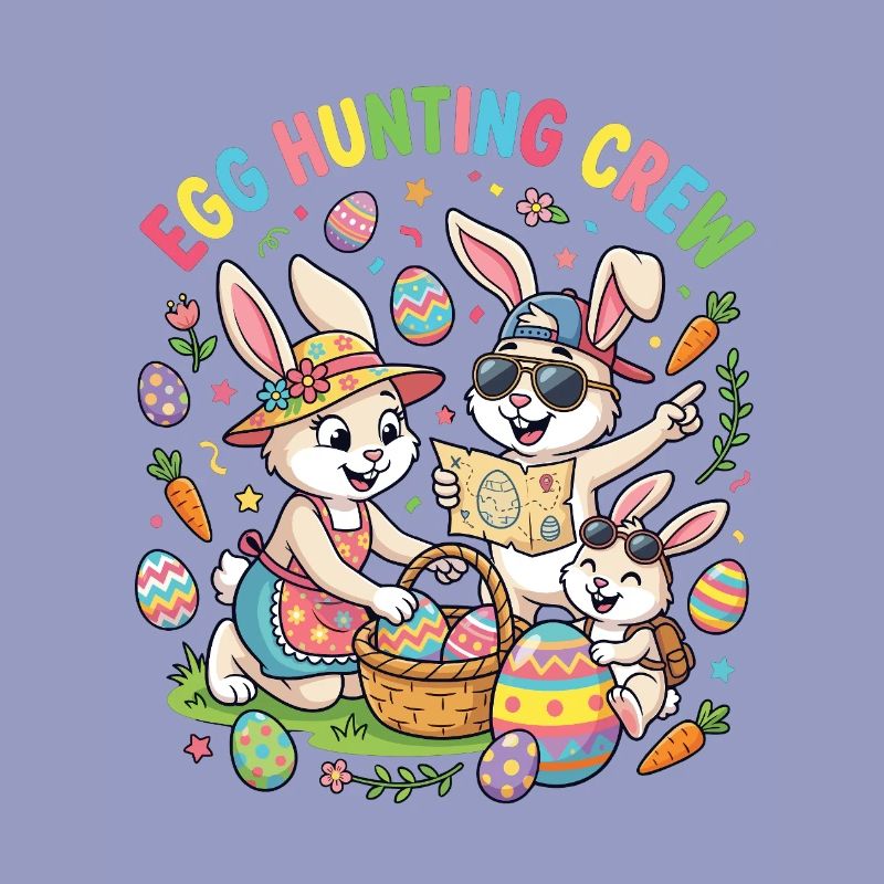 Famille Hoster Bunny - Collecteur d’œufs