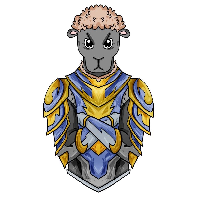 Knight Sheep Crusader