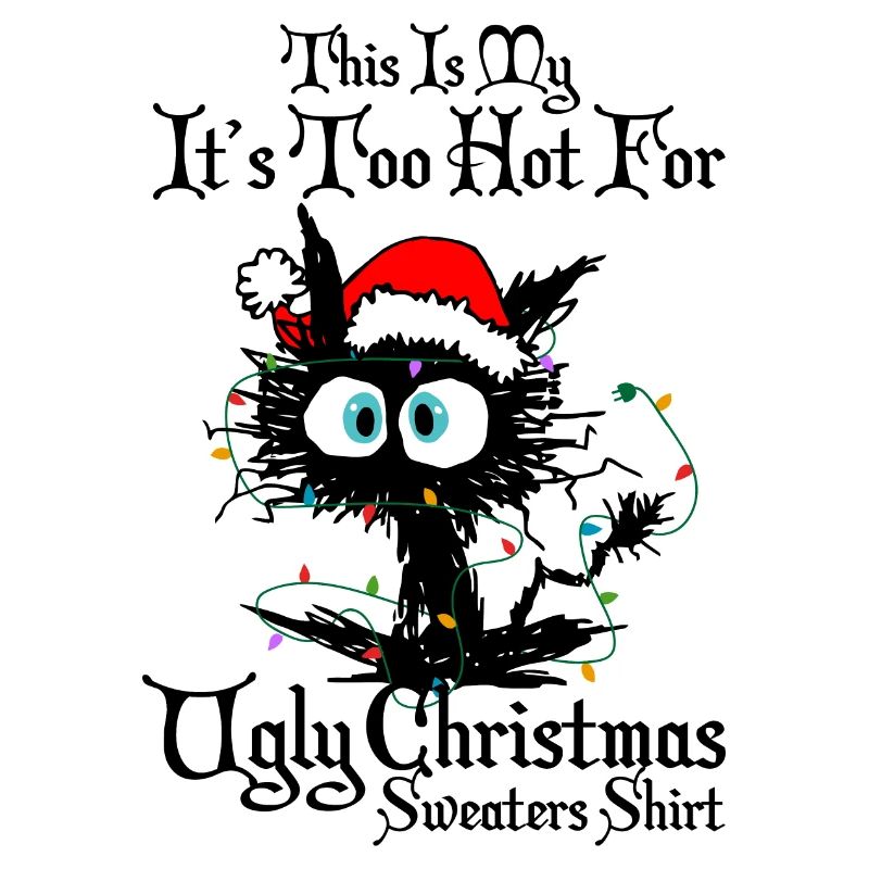 C’est mon pull de Noël trop chaud pour moche