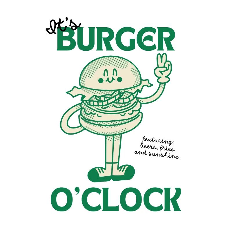 It's Burger o'clock