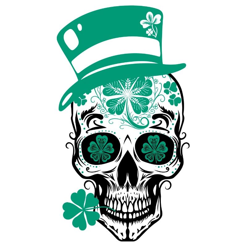 Sugar Skull St Patrick's Day