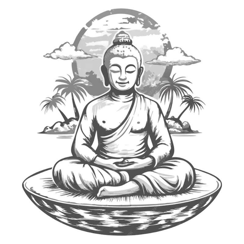 Bouddha: Zen attitude