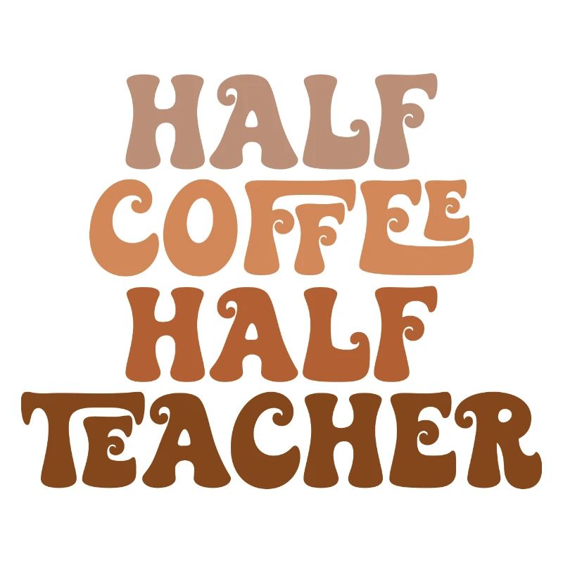 Moitié café moitié professeur Halb Kaffee halb Lehrer