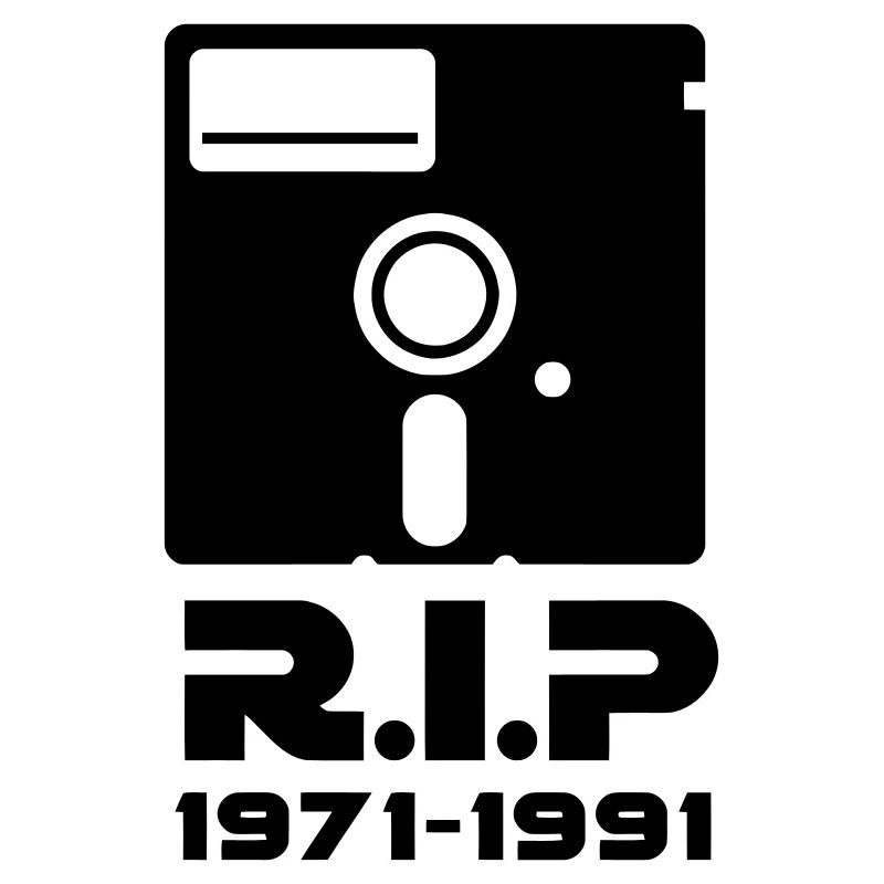 5.25-inch floppy disk Rest in Peace RIP death