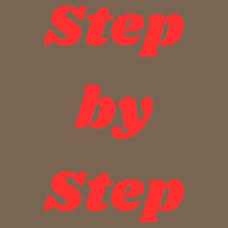 Step by step typography