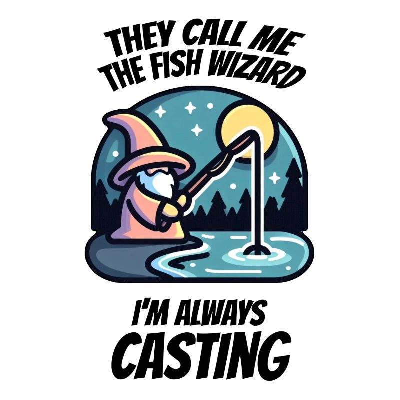 The fish wizard - Always casting