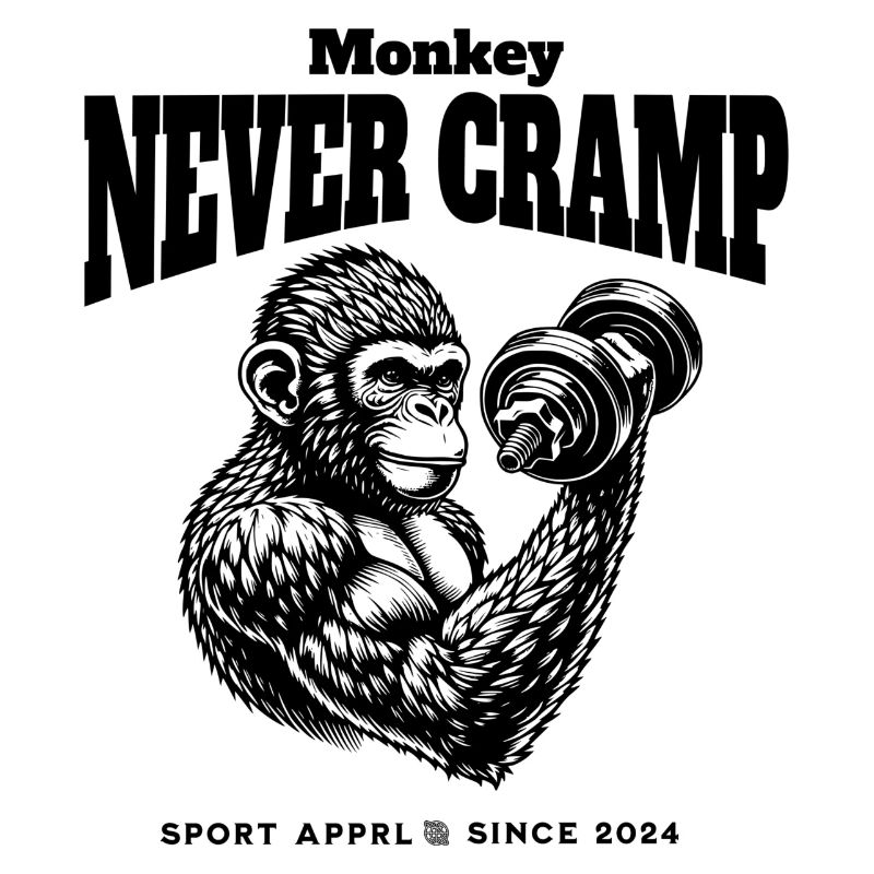 Monkey never cramp