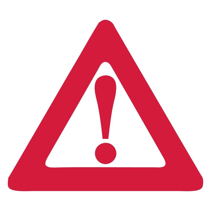 Danger icon exclamation triangle