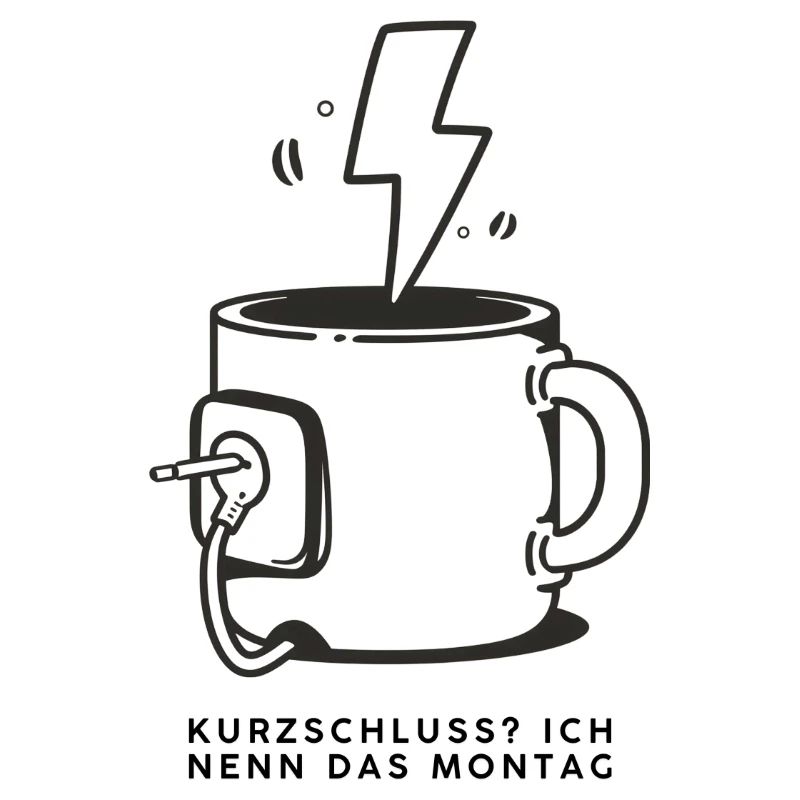 Conception de tasse à café d’électricien