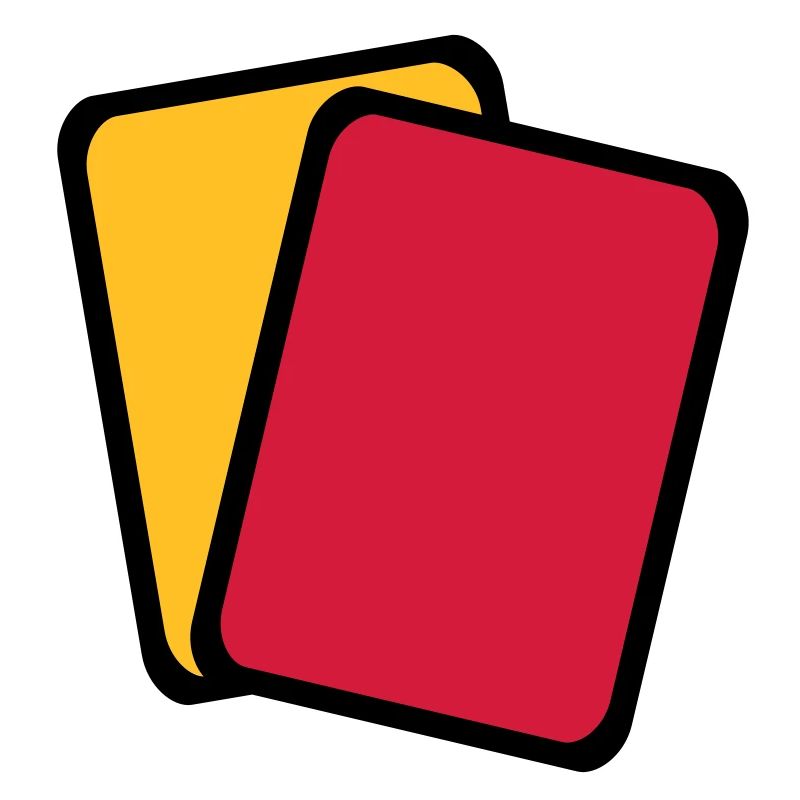Red yellow card