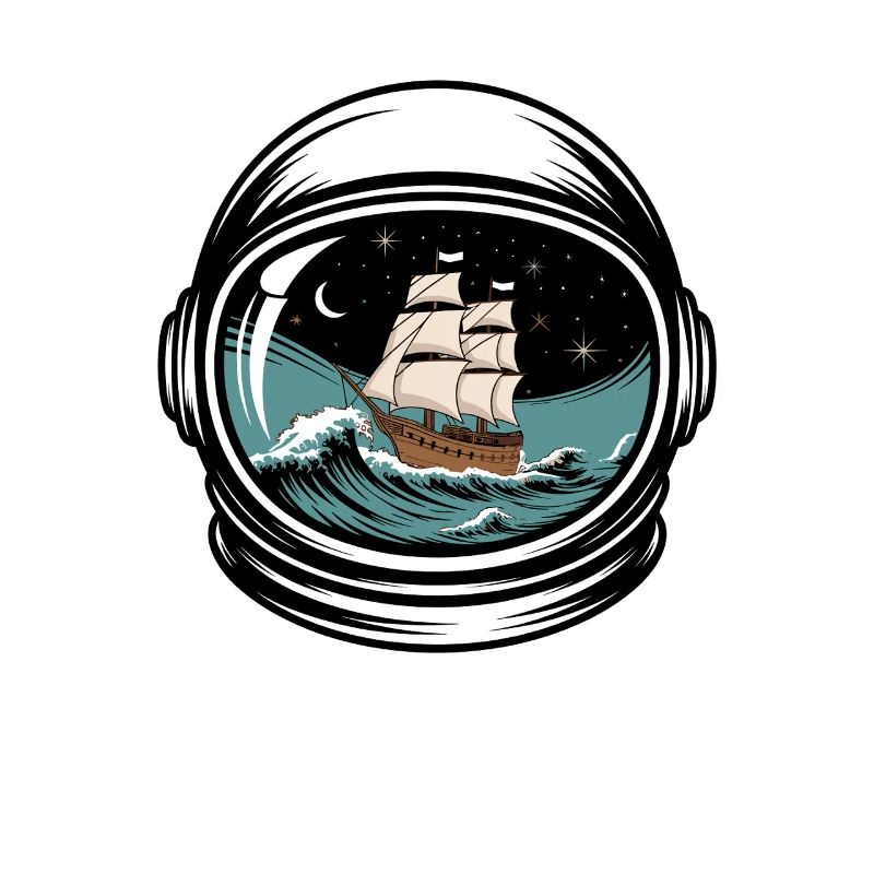 Navigation aventureuse dans un casque spatial