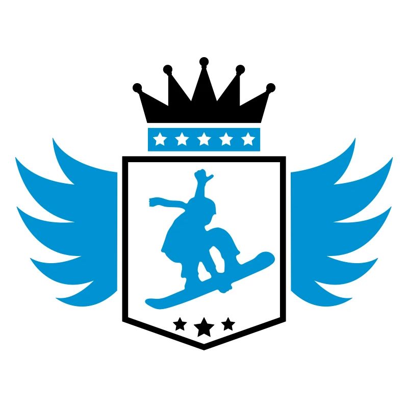 planche roi conception de logo cascadeur fraîche