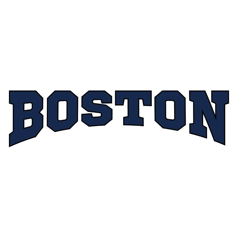 Boston Block Font Logo