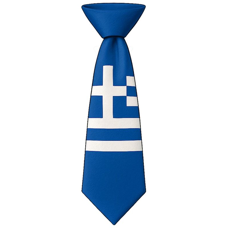 Cravate grecque – Drapeau