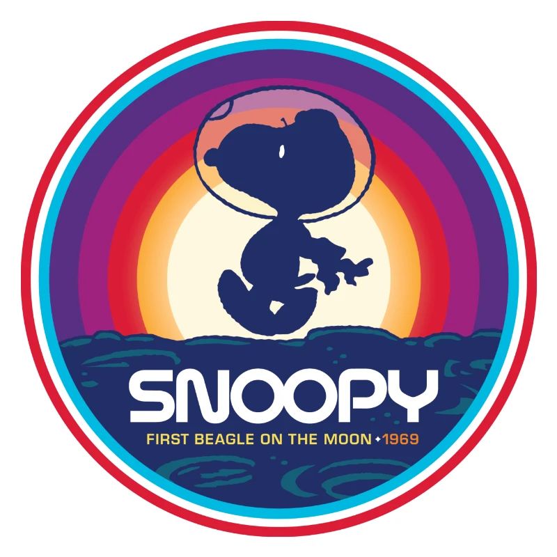 Peanuts Snoopy First Beagle On The Moon