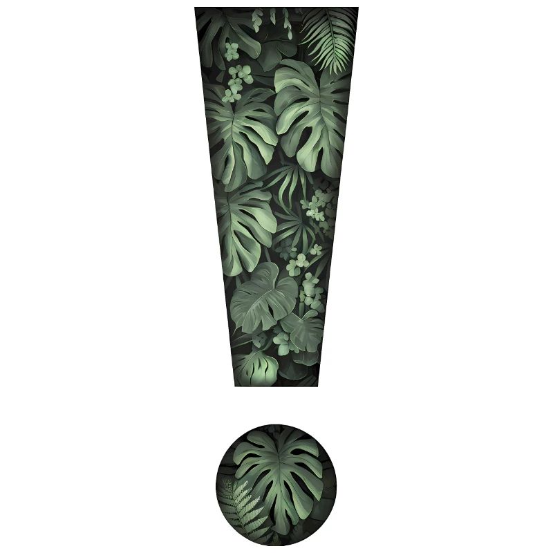 exclamation mark tropical plants jungle