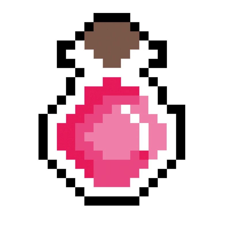 Drank rose pixel art