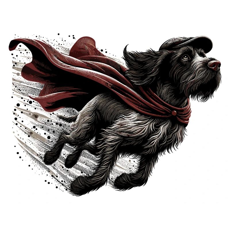 Super Dog German Wirehaired DD Pointer Gift
