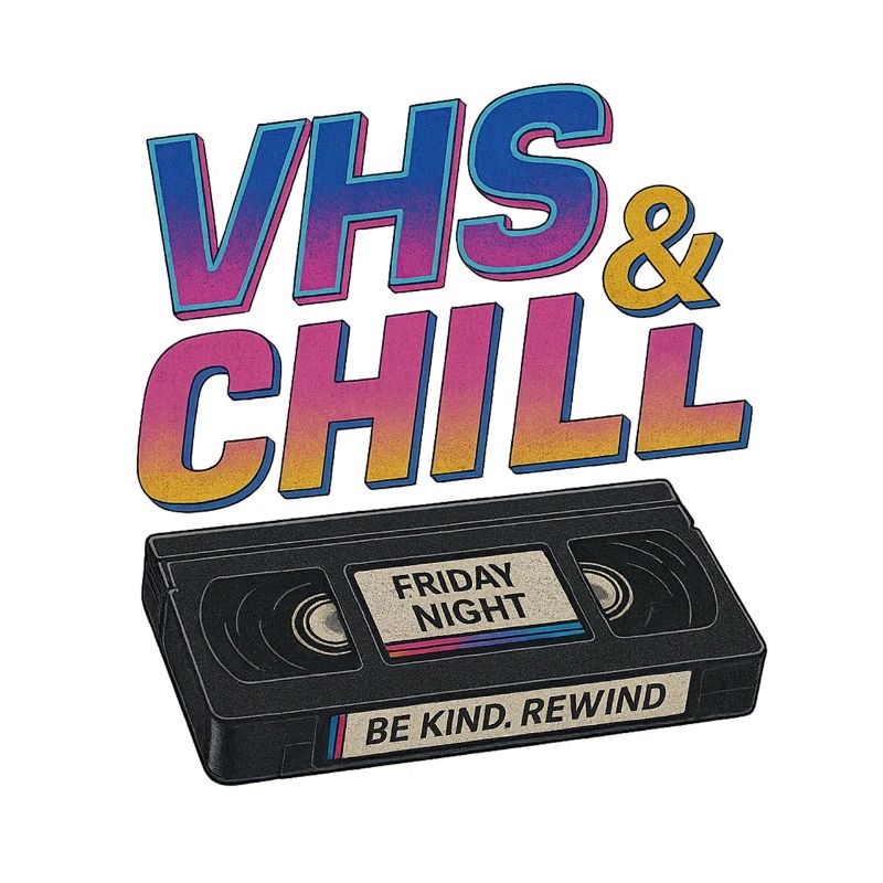 Conception de cassettes VHS & Chill Retro