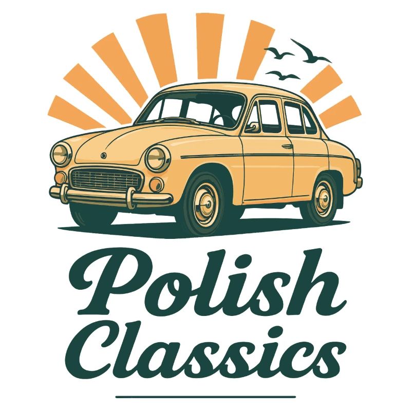 Polnisches klassisches Meerjungfrauenauto Nostalgischer polnischer Stolz