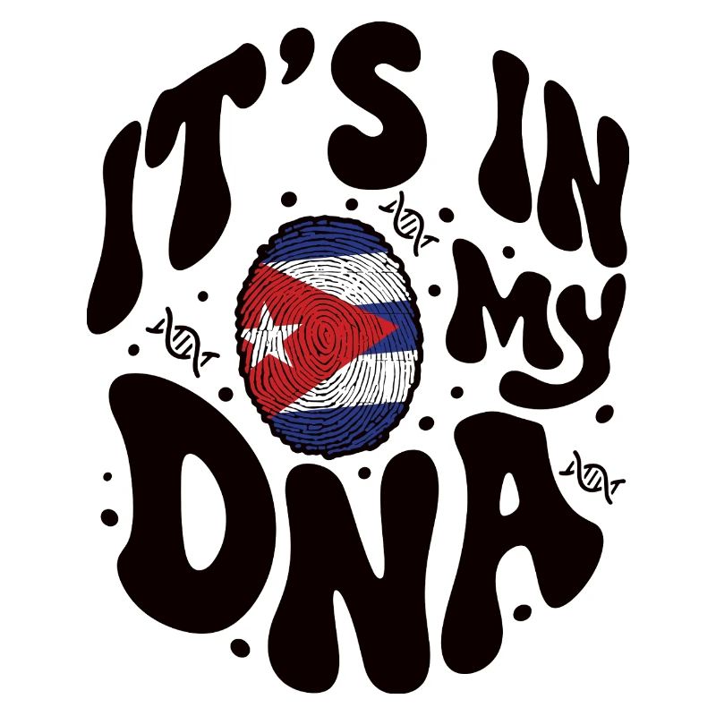 ADN cubain Cuba Drapeau hispanique