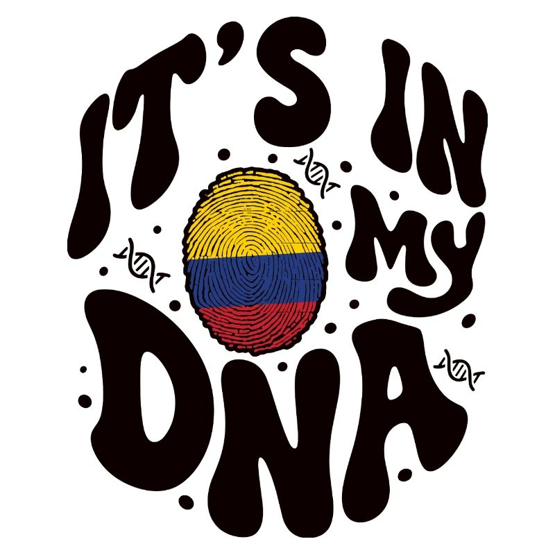 ADN colombien Colombie Drapeau hispanique