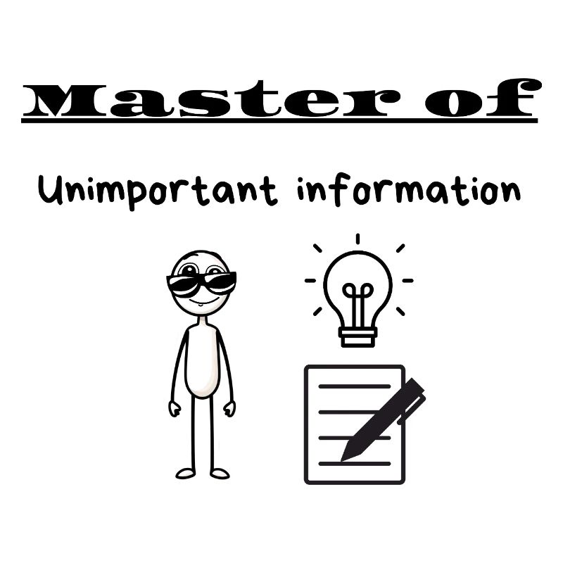Maître de l’information sans importance