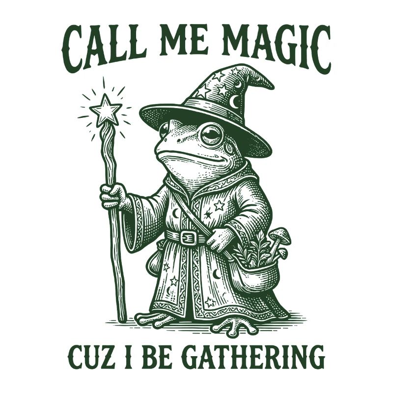 Call me Magic cuz I be Gathering – Frog Wizard