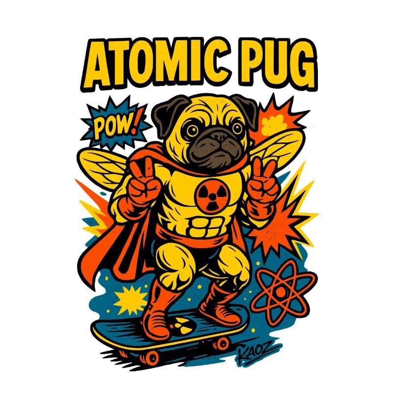 Atomic Pug Hero on Board