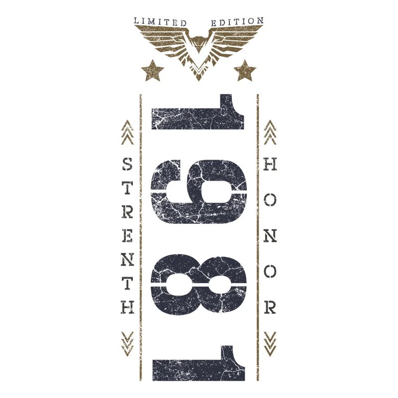 Edition Limitée 1981 Anniversaire Force et Honneur