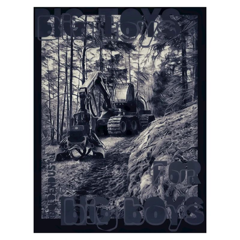 Abatteuse - Moissonneuse-batteuse équipement forestier bois XO750