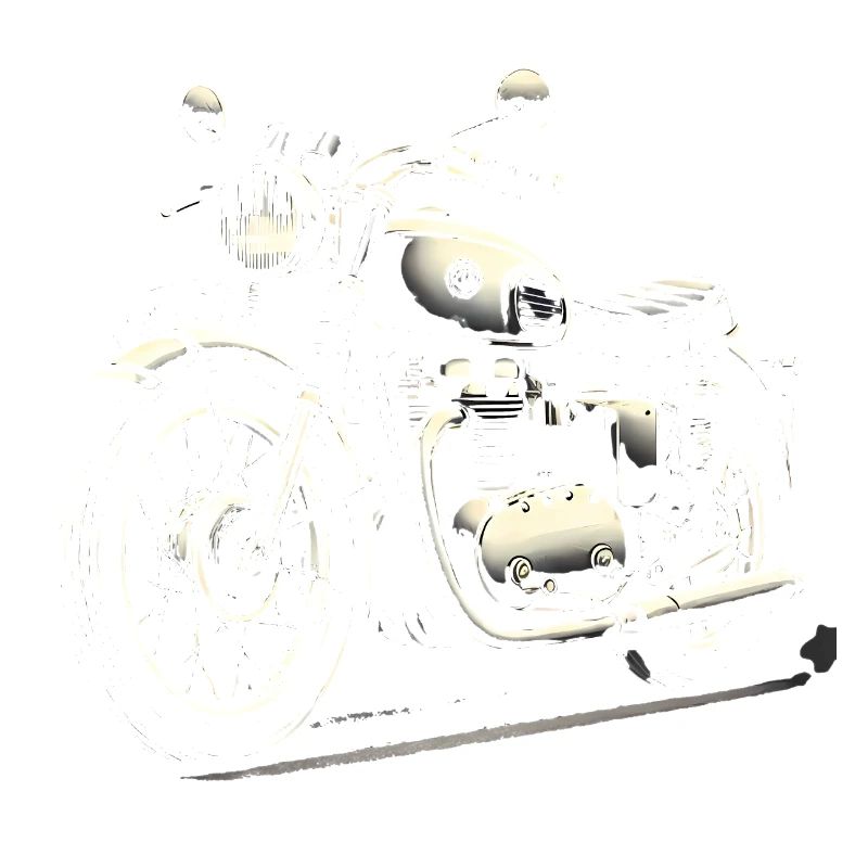 Vintage Classic Motorcycle Illustration