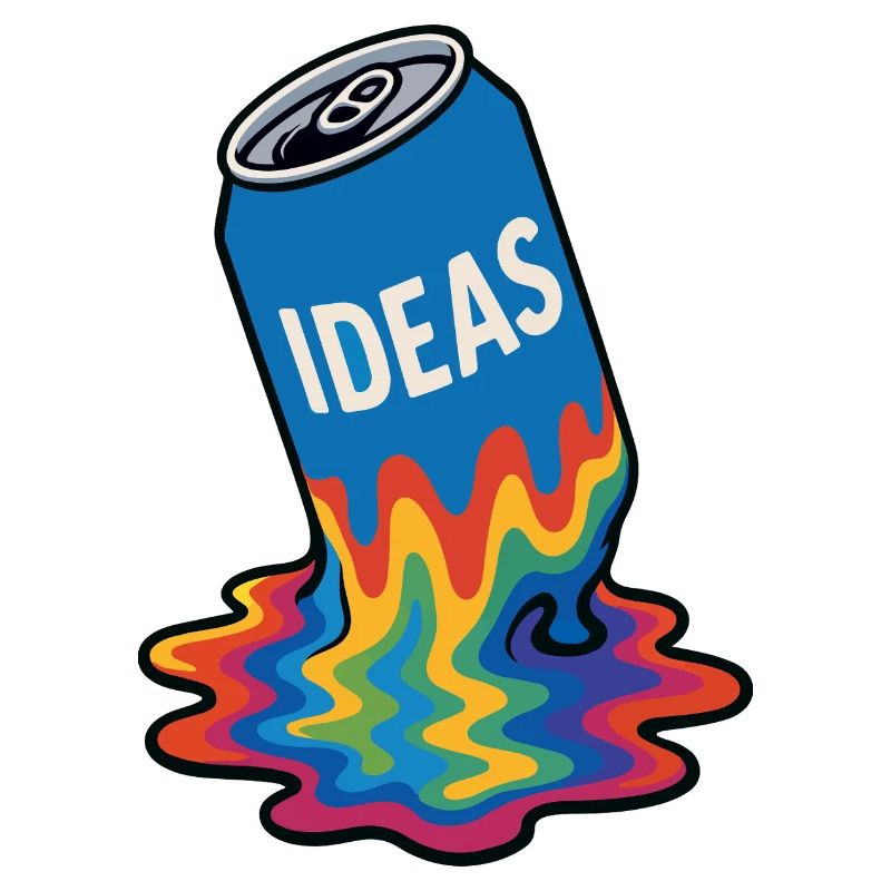 Ideas Melting Rainbow Can