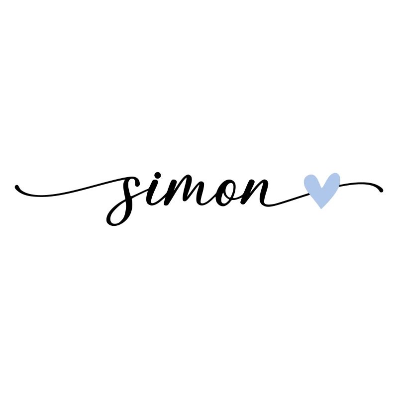 Simon Name Calligraphy Font