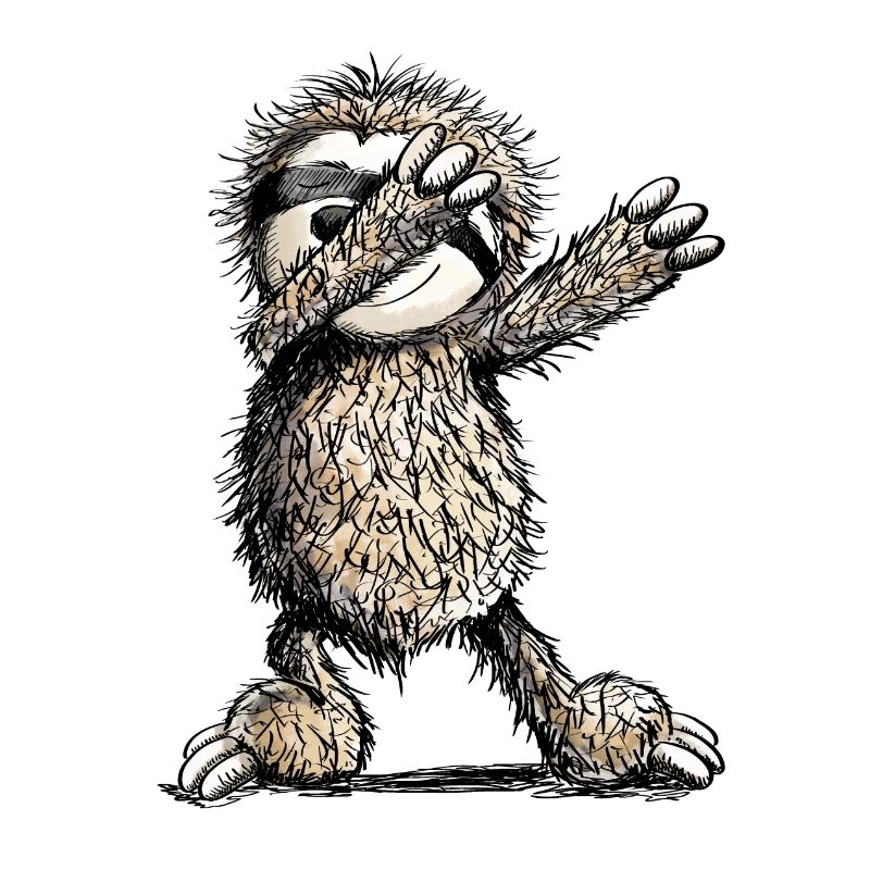 Dabbing Sloth - Dab Dance - Sloths