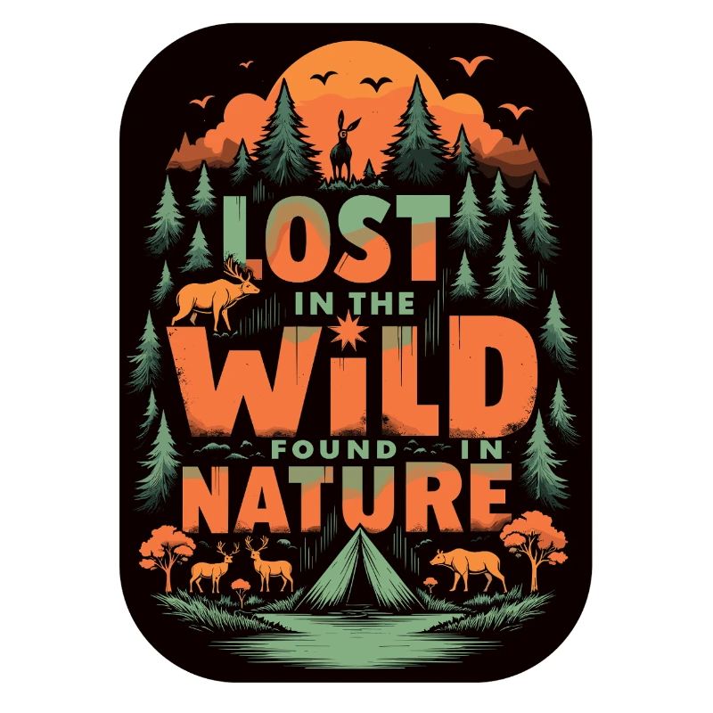 Camping dans la nature sauvage