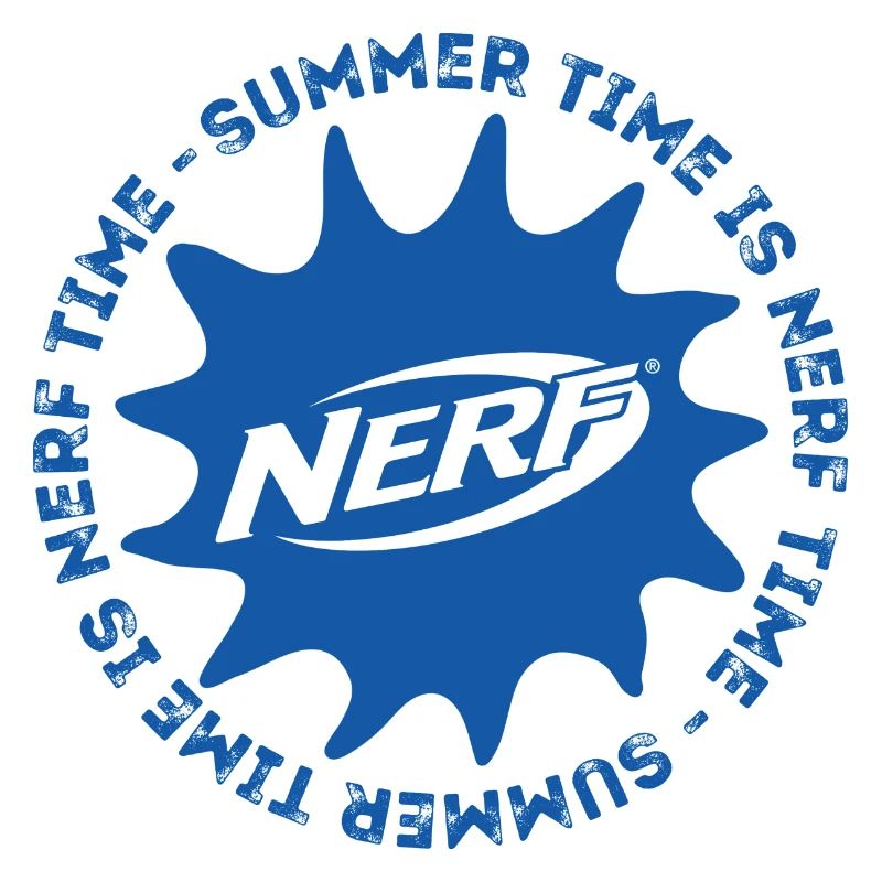 Nerf Summer Time Is Nerf Time Bleu Design