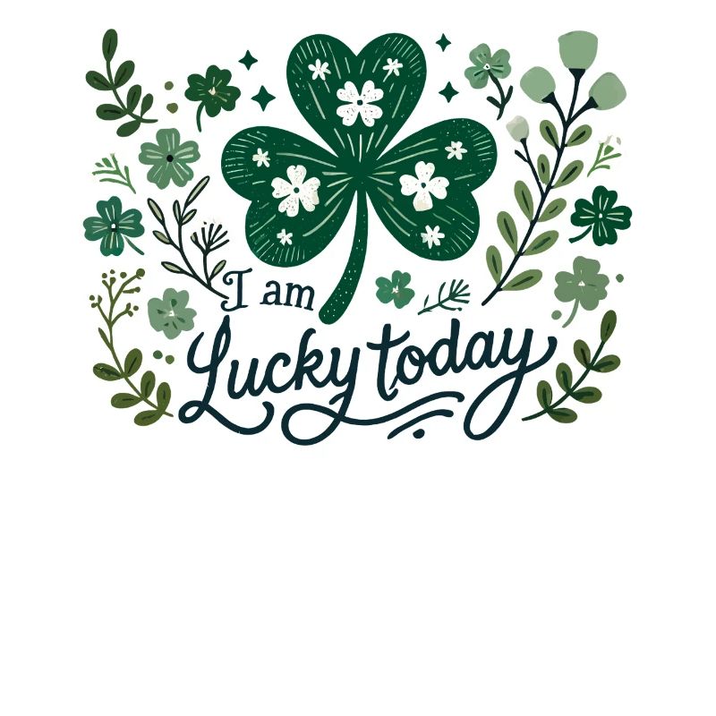 Je suis heureux aujourd’hui Conception de la Saint-Patrick