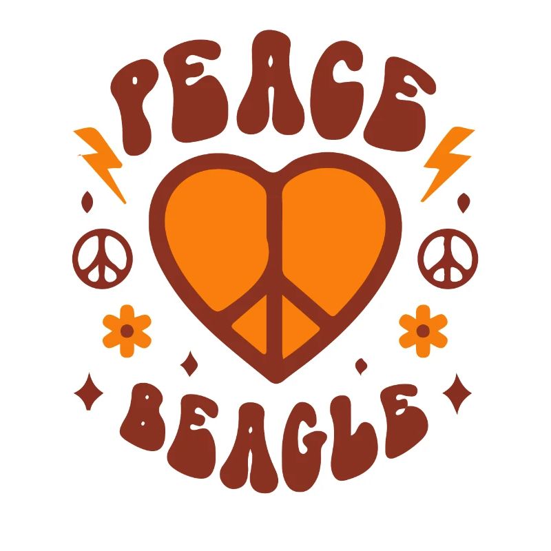 Peace love beagle