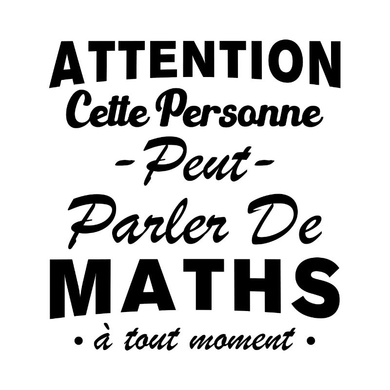 This person can talk about math at any time