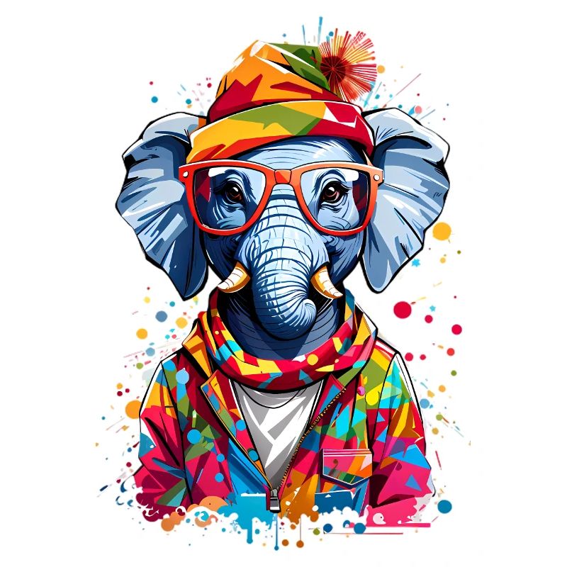 Éléphant cool