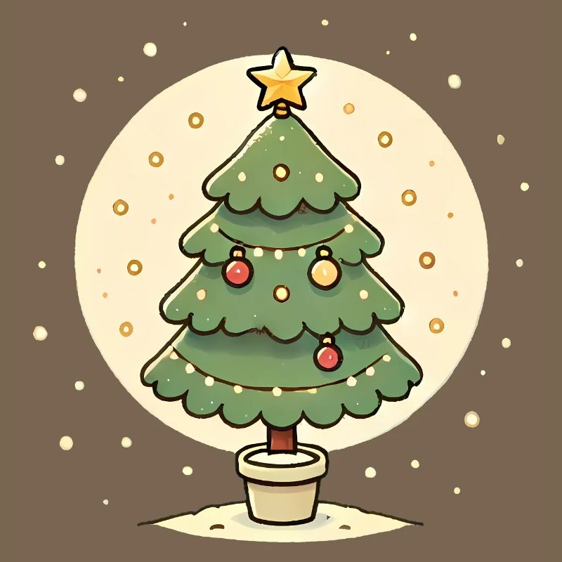 Believe in Magic Christmas Tree Design