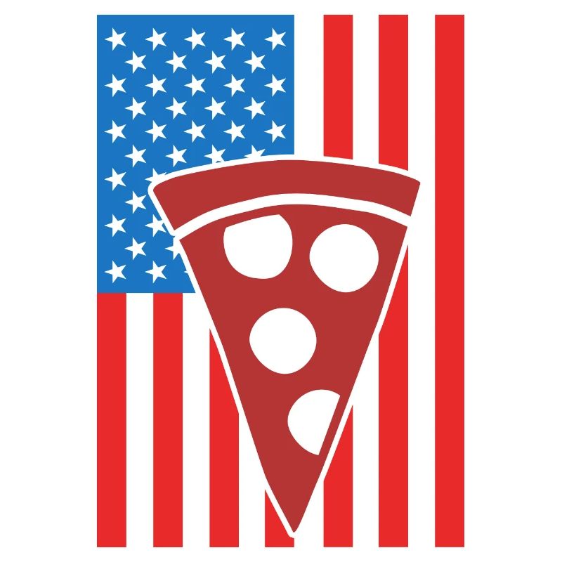 Drapeau de Pizza USA