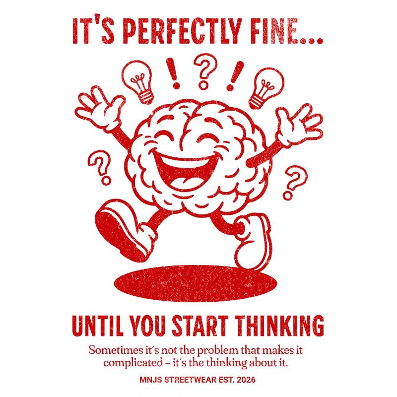 Red Brain Comic: Stop Thinking