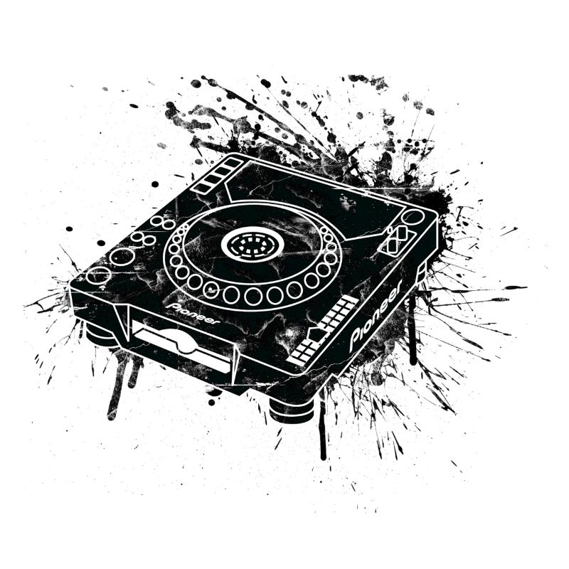 CDJ 1000 Graffiti DJ