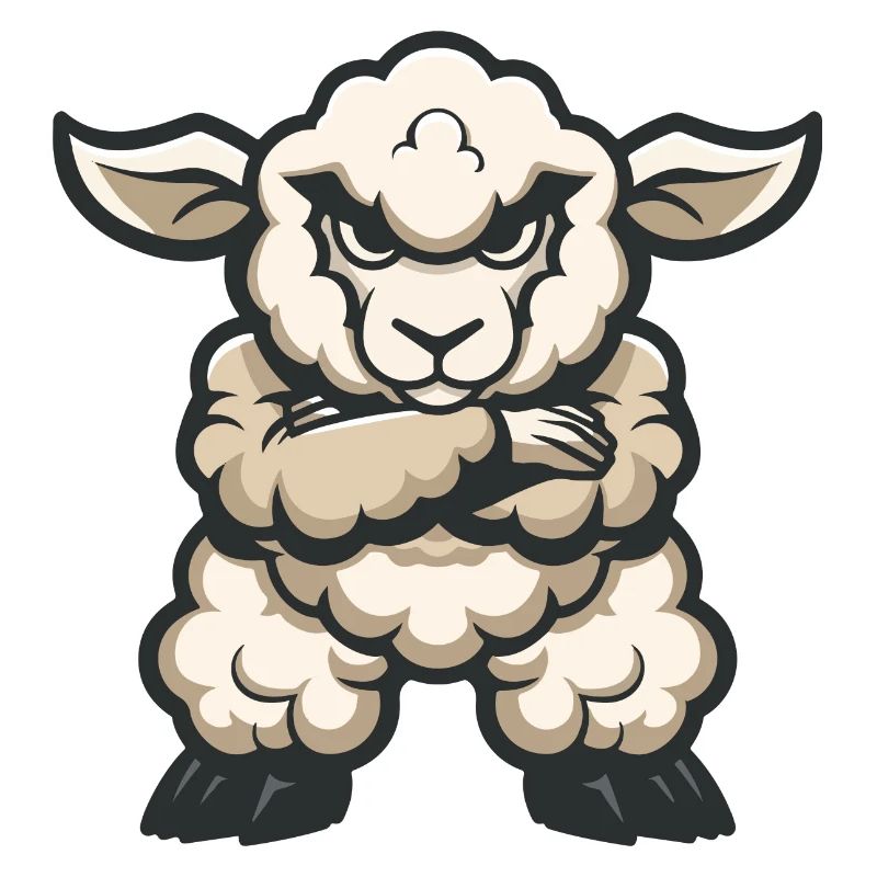 Bande dessinée de mouton