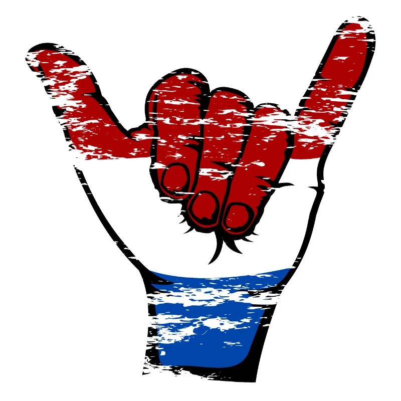 Drapeau de la Hollande Symbole de surf utilisé